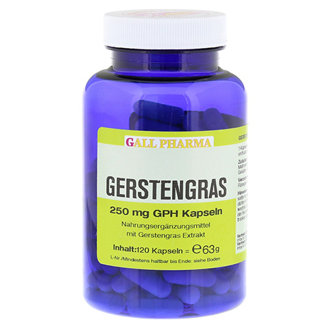 GERSTENGRAS 250 mg GPH Kapseln 120 Stck