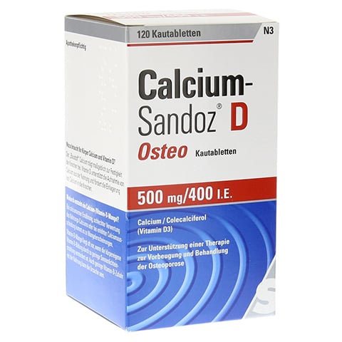 CALCIUM SANDOZ D Osteo Kautabletten 120 Stck N3