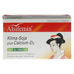 ALSIFEMIN Klima-Soja plus Calcium D3 Tabletten 60 Stck - Vorderseite