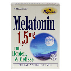 MELATONIN 1,5 mg Kapseln 60 Stck - Vorderseite