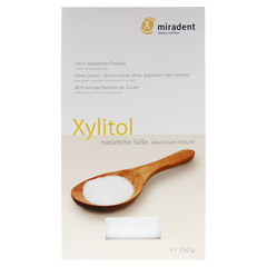 MIRADENT Zuckerersatz Xylitol Pulver 350 Gramm - Vorderseite