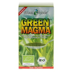 GREEN MAGMA Gerstengrasextrakt Pulver 150 Gramm - Vorderseite
