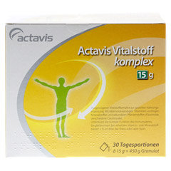 ACTAVIS Vitalstoffkomplex 15 g Granulat 30 Stck - Vorderseite