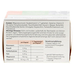 Magnesium und Vitamin E ratiopharm 60 Stück - Rückseite