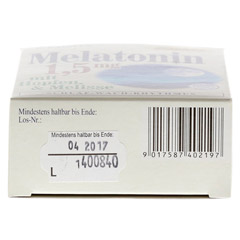 MELATONIN 1,5 mg Kapseln 60 Stck - Unterseite