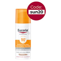 EUCERIN Sun CC Creme getnt mittel LSF 50+ 50 Milliliter