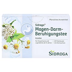 SIDROGA Magen-Darm-Beruhigungstee Filterbeutel 20x2.0 Gramm - Vorderseite