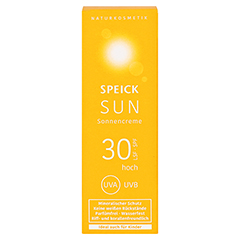 SPEICK SUN Sonnencreme LSF 30 60 Milliliter - Rückseite