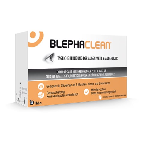 Blephaclean sterile Kompressen 20 Stck