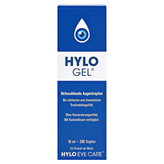 HYLO-GEL Augentropfen 10 Milliliter - Vorderseite