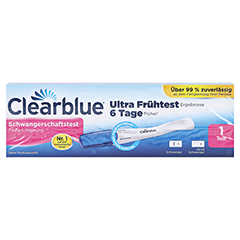 Clearblue Schwangerschaftstest Frühe Erkennung 1 Stück - Vorderseite