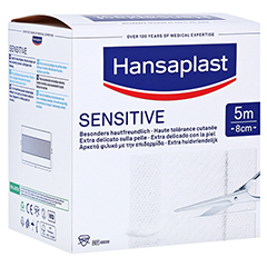Hansaplast Sensitive Pflaster 8 cmx5 m Rolle
