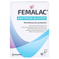 FEMALAC Bakterien-Blocker Pulver 10 Stück - Vorderseite