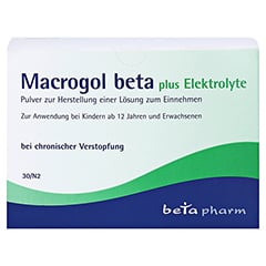 Macrogol beta plus Elektrolyte 30 Stück N2 - Vorderseite