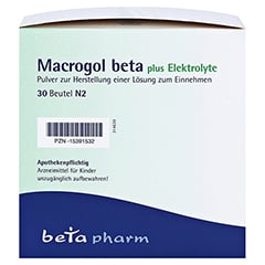 Macrogol beta plus Elektrolyte 30 Stück N2 - Linke Seite