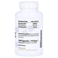 GLUCOSAMIN 750 mg+Chondroitin 100 mg Kapseln 100 Stück - Rechte Seite