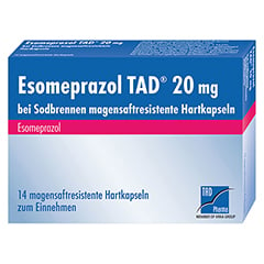 Esomeprazol TAD 20mg bei Sodbrennen 14 Stck