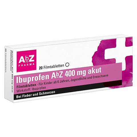 Ibuprofen AbZ 400mg akut 20 Stck