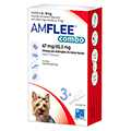 AMFLEE combo 67/60,3mg Lsg.z.Auftr.f.Hunde 2-10kg 3 Stck