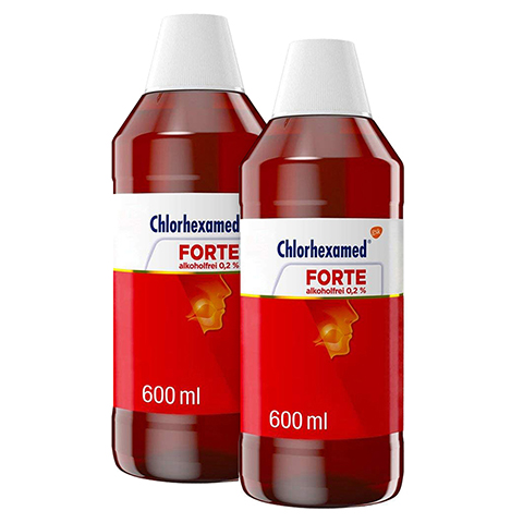Chlorhexamed FORTE alkoholfrei 0 2 % 2x600 Milliliter