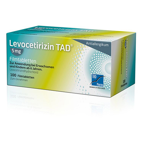 Levocetirizin TAD 5mg 100 Stck N3