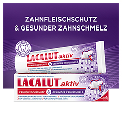 LACALUT aktiv Zahnfleischschutz & ges.Zahnschmelz 75 Milliliter - Info 2