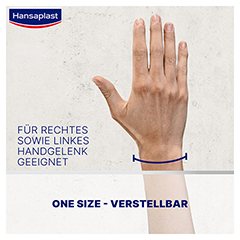 HANSAPLAST Handgelenk-Bandage verstellbar 1 Stck - Info 2