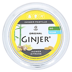 INGWER GINJER Pastillen Bio Zitrone 40 Gramm