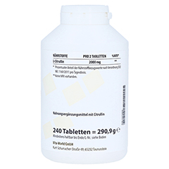 L-CITRULLIN 1000 mg Tabletten 240 Stck - Linke Seite