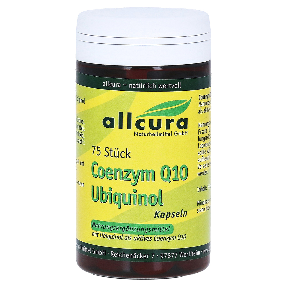 COENZYM Q10 UBIQUINOL 100 mg Kapseln 75 Stück