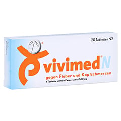 Vivimed N gegen Fieber und Kopfschmerzen 20 Stück N2