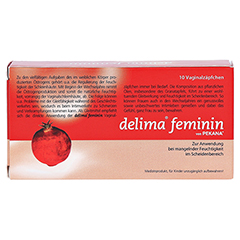 Delima Feminin Vaginalovula 10 Stck - Rckseite