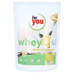 FOR YOU whey protein isolate recovery Vanille-Zit. 840 Gramm