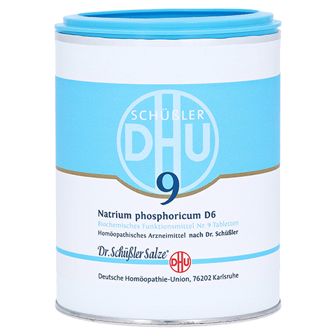 BIOCHEMIE DHU 9 Natrium phosphoricum D 6 Tabletten 1000 Stück