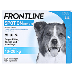 FRONTLINE Spot on H 20 Lsung f.Hunde 3 Stck - Vorderseite