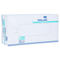 Peha-soft Latex Einmal-Untersuchnungshandschuhe unsteril Puderfrei