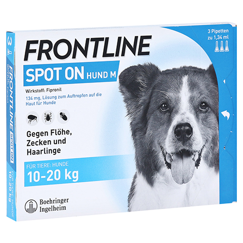 FRONTLINE Spot on H 20 Lsung f.Hunde 3 Stck