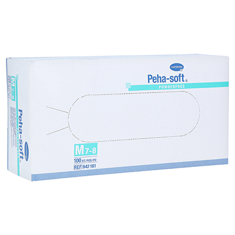 Peha-soft Latex Einmal-Untersuchnungshandschuhe unsteril Puderfrei 100 Stück