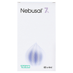 NEBUSAL 7% Inhalationslösung 60x4 Milliliter - Vorderseite