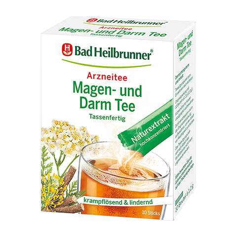 BAD HEILBRUNNER Magen- und Darm Tee tassenfertig 10x1.2 Gramm