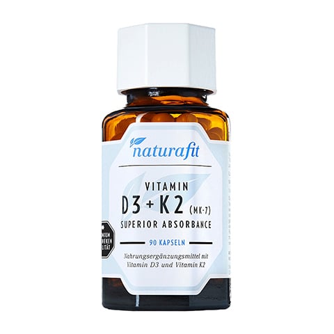 NATURAFIT Vitamin D3+K2 MK-7 superior absorb.Kaps. 90 Stück