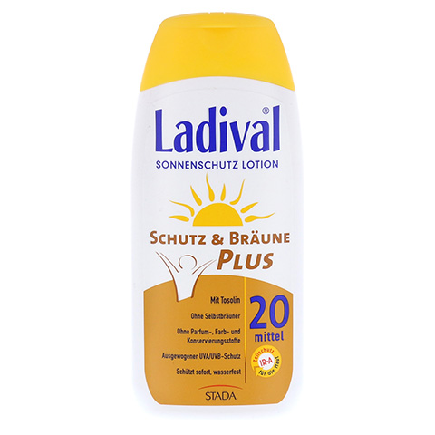 LADIVAL Schutz & Brune Plus Lotion LSF 20 200 Milliliter