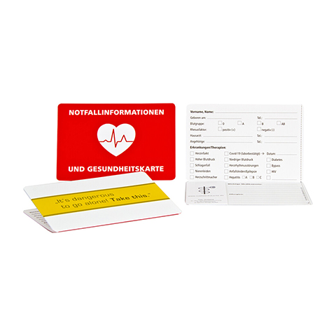 NOTFALL-INFO-Kartenhlle fr die Gesundheitskarte 1 Stck