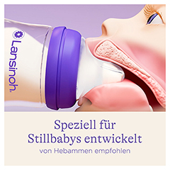 LANSINOH NaturalWave Babyflasche 240ml & Sauger M 1 Stck - Info 4