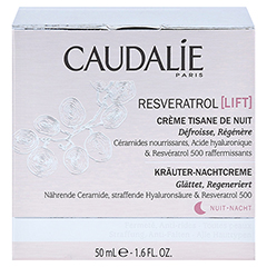 Caudalie Resveratrol Lift Kräuter-Nachtcreme 50 Milliliter - Vorderseite