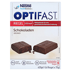 OPTIFAST Riegel Schokolade 6x70 Gramm - Vorderseite