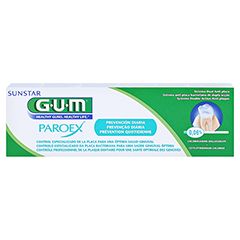 GUM Paroex 0,06% CHX Zahnpasta 75 Milliliter - Rückseite