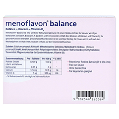 MENOFLAVON Balance Tabletten 30 Stück - Rückseite