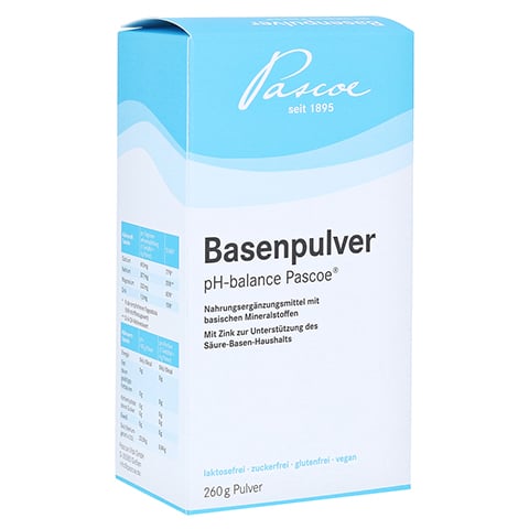 Basenpulver pH-balance Pascoe 260 Gramm