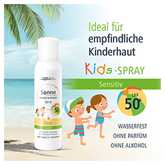 SONNE SCHUTZ & Pflege Spray Kids LSF 50+ 150 Milliliter - Info 1